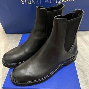 Stuart Weitzman Black Ankle Boots